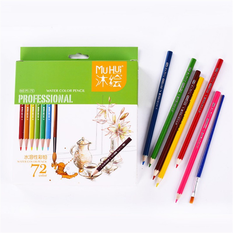 72 Colors Watercolor Drawing Set Colored Pencils Ar..